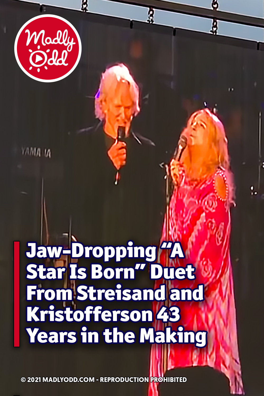 Jaw-Dropping “A Star Is Born” Duet From Streisand and Kristofferson 43 Years in the Making