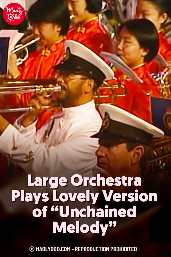 Large Orchestra Plays Lovely Version of “Unchained Melody”