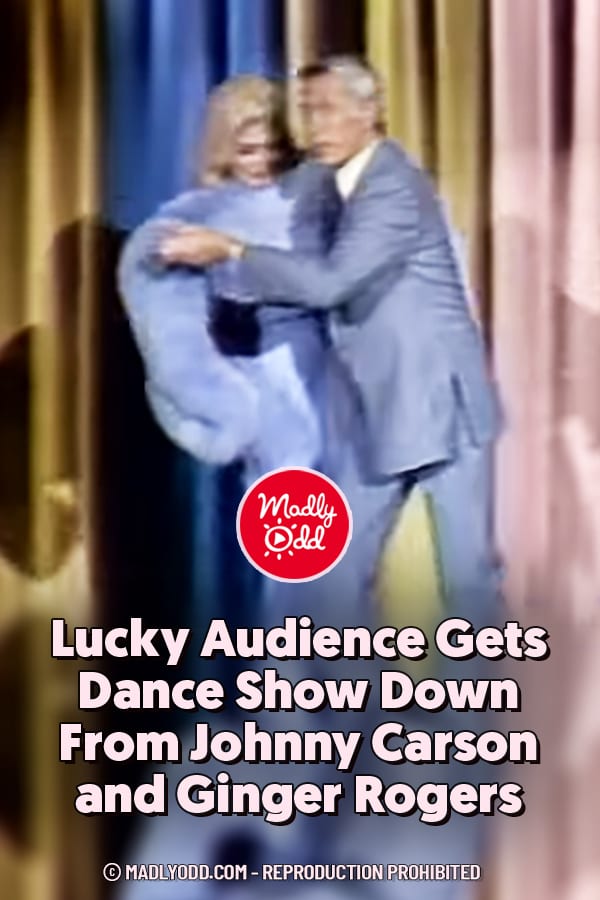 Lucky Audience Gets Dance Show Down From Johnny Carson and Ginger Rogers