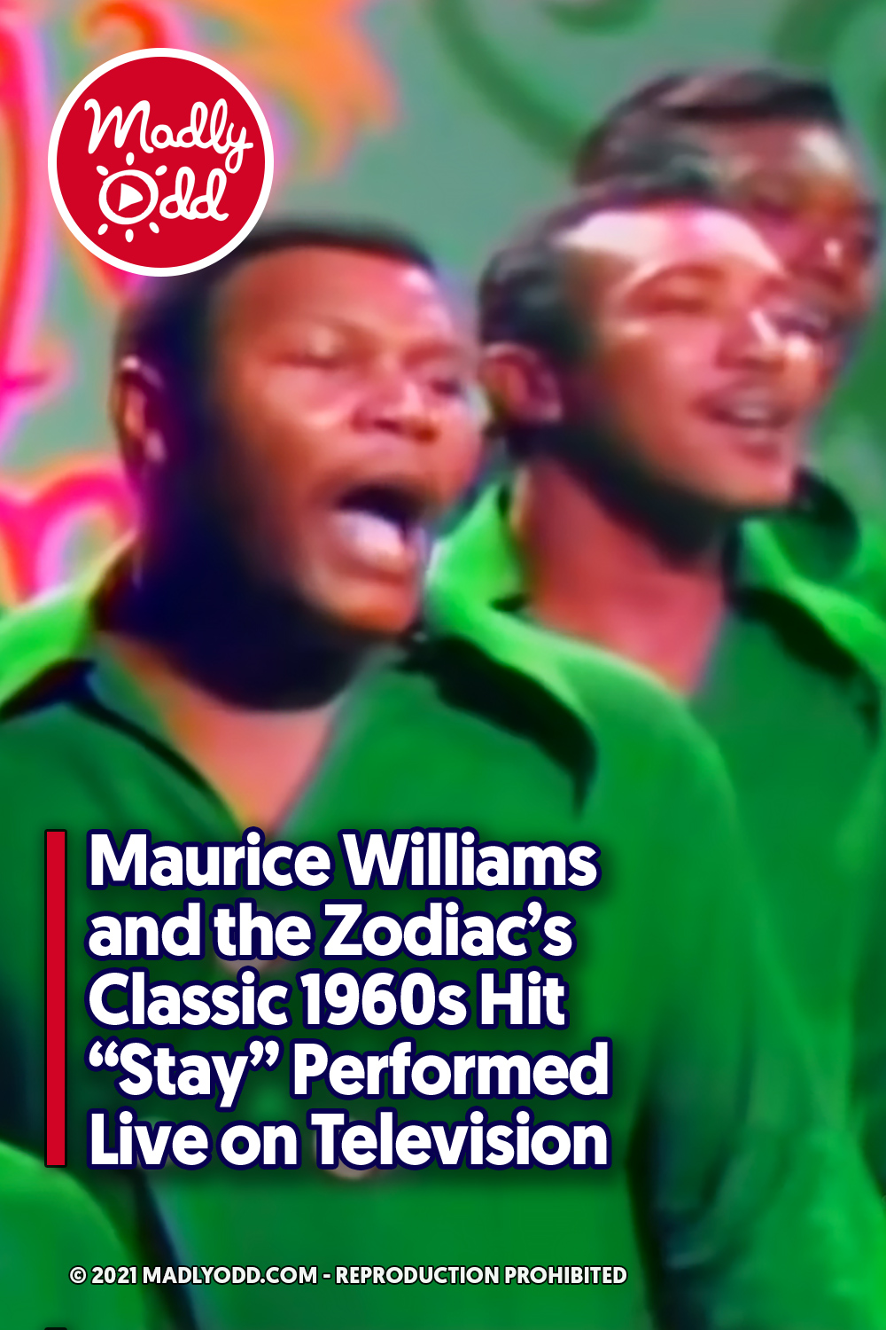 Maurice Williams and the Zodiac’s Classic 1960s Hit “Stay” Performed Live on Television