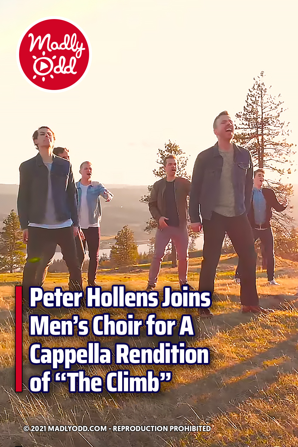 Peter Hollens Joins Men\'s Choir for A Cappella Rendition of \