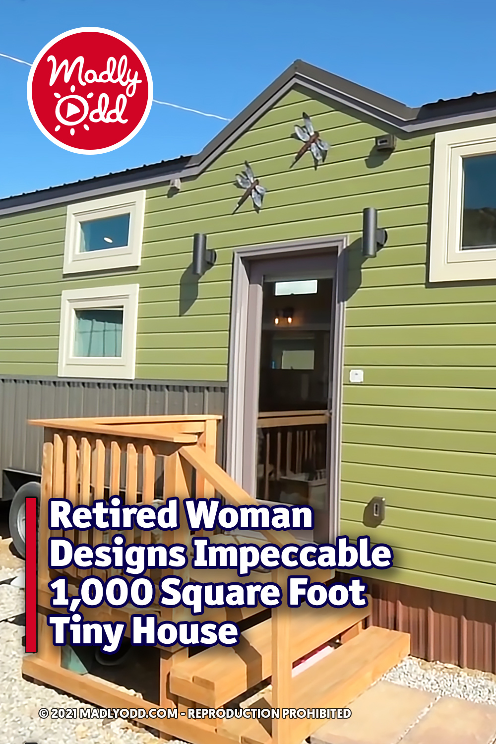 Retired Woman Designs Impeccable 1,000 Square Foot Tiny House