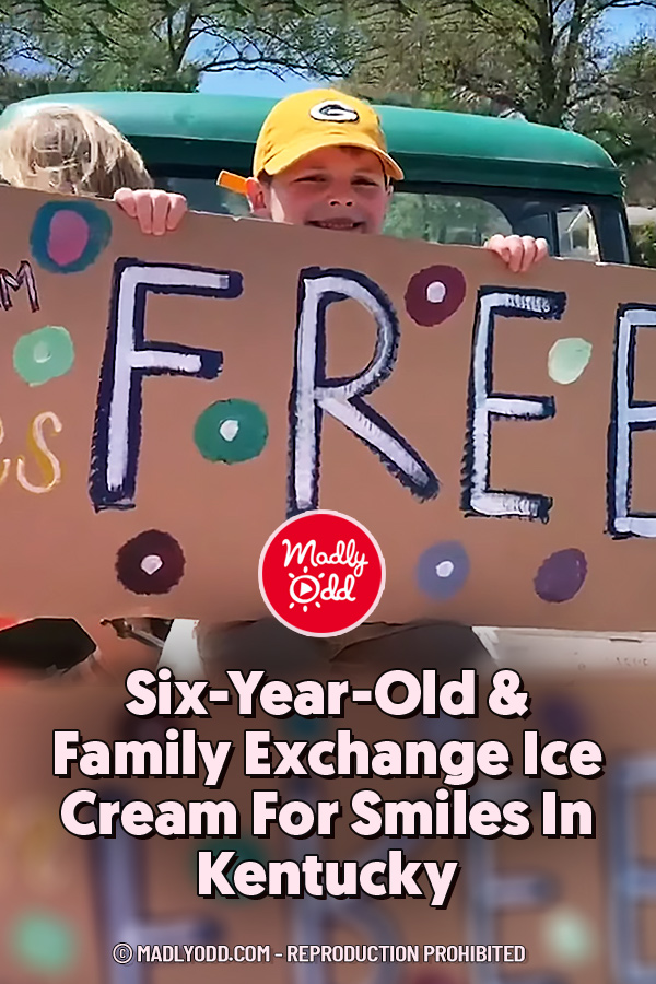 Six-Year-Old &  Family Exchange Ice Cream For Smiles In Kentucky