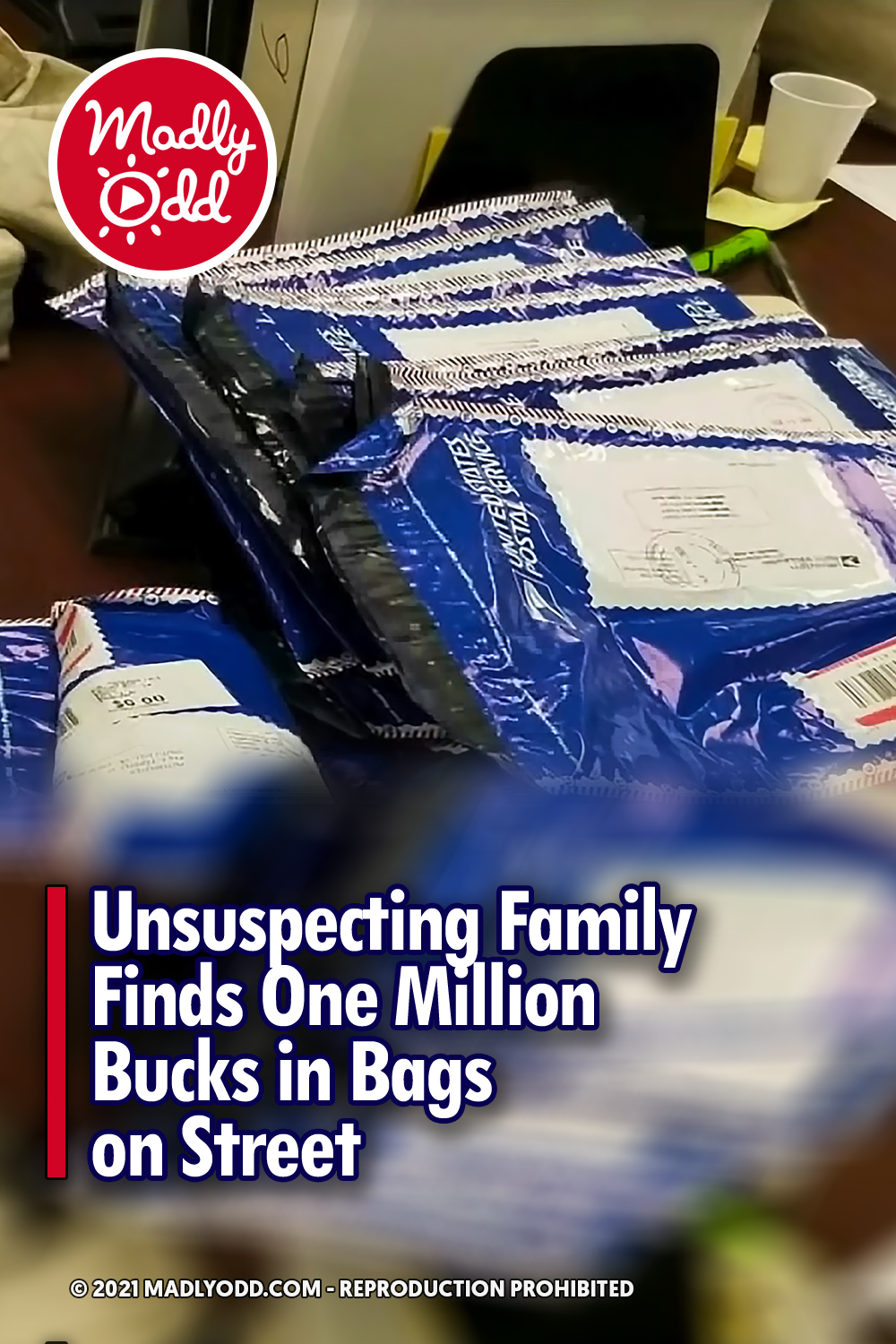 Unsuspecting Family Finds One Million Bucks in Bags on Street