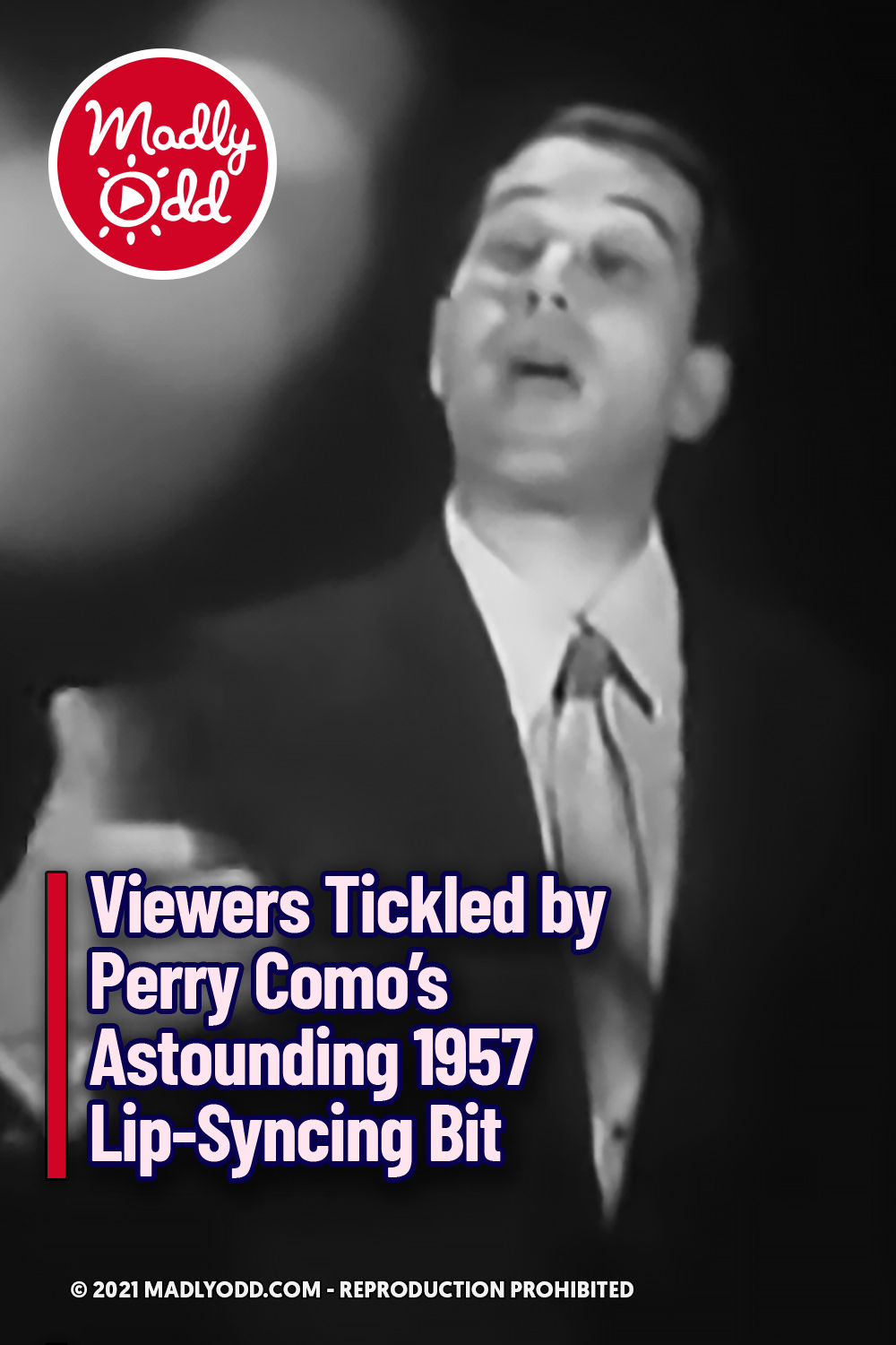Viewers Tickled by Perry Como’s Astounding 1957 Lip-Syncing Bit