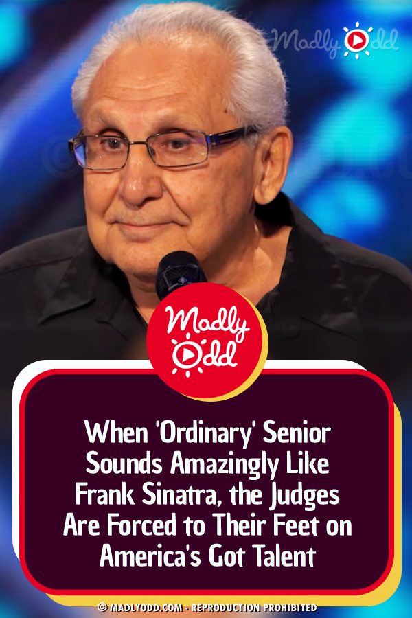 When \'Ordinary\' Senior Sounds Amazingly Like Frank Sinatra, the Judges Are Forced to Their Feet on America\'s Got Talent