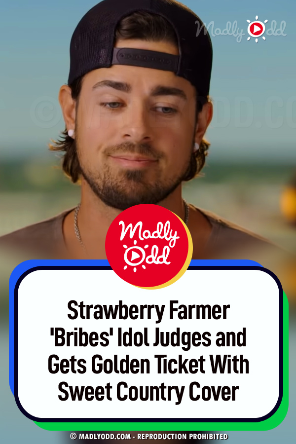 Strawberry Farmer \'Bribes\' Idol Judges and Gets Golden Ticket With Sweet Country Cover