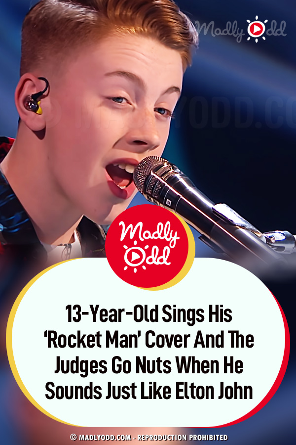 13-Year-Old Sings His ‘Rocket Man’ Cover And The Judges Go Nuts When He Sounds Just Like Elton John