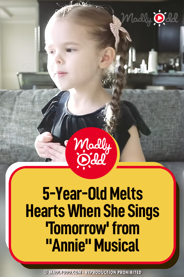 5-Year-Old Melts Hearts When She Sings \'Tomorrow\' from \