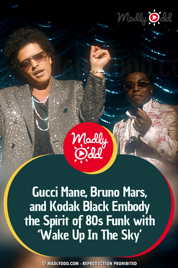 Gucci Mane, Bruno Mars, and Kodak Black Embody the Spirit of 80s Funk with ‘Wake Up In The Sky’