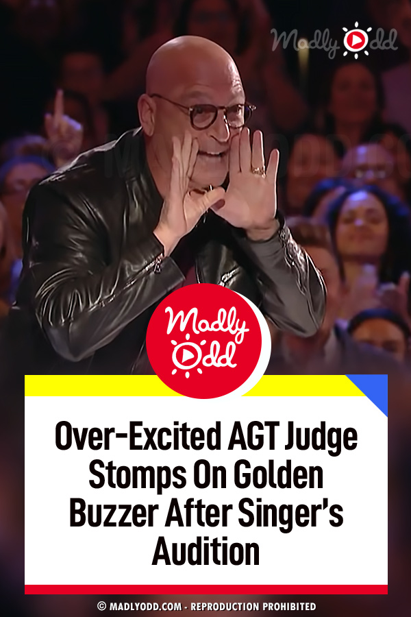 Over-Excited AGT Judge Stomps On Golden Buzzer After Singer’s Audition