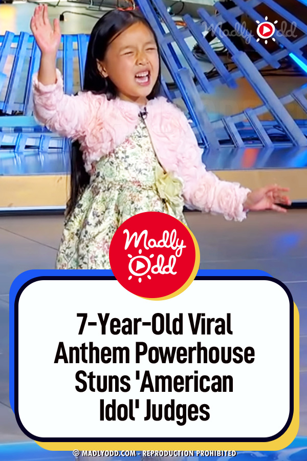 7-Year-Old Viral Anthem Powerhouse Stuns \'American Idol\' Judges