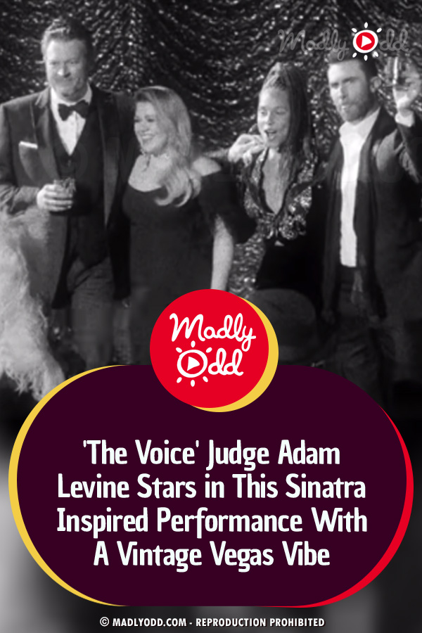 \'The Voice\' Judge Adam Levine Stars in This Sinatra Inspired Performance With A Vintage Vegas Vibe