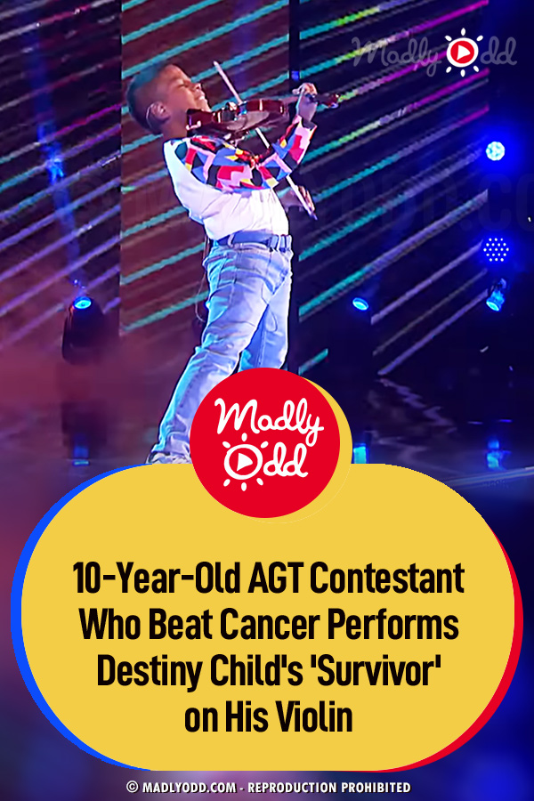 10-Year-Old AGT Contestant Who Beat Cancer Performs Destiny Child\'s \'Survivor\' on His Violin