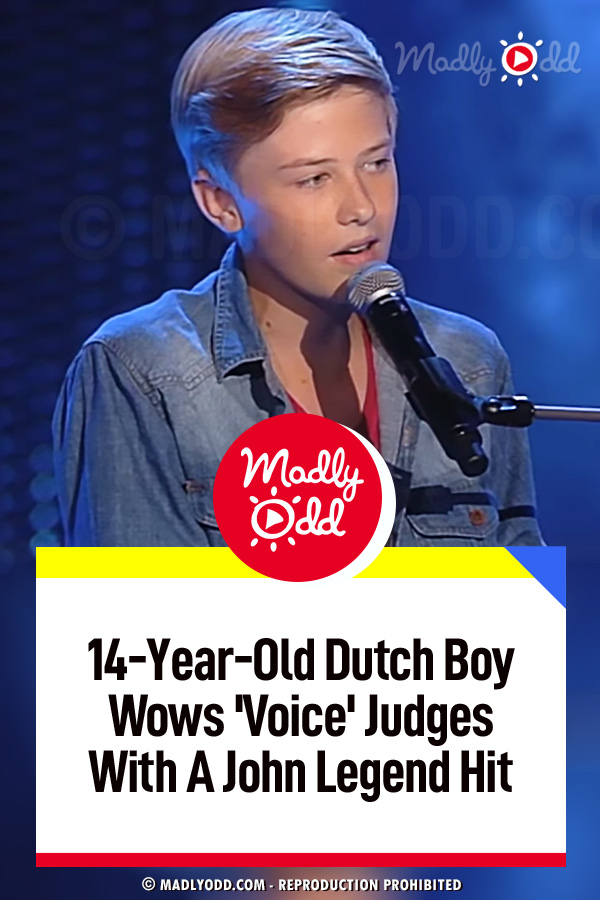 14-Year-Old Dutch Boy Wows \'Voice\' Judges With A John Legend Hit