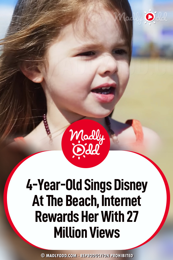 4-Year-Old Sings Disney At The Beach, Internet Rewards Her With 27 Million Views