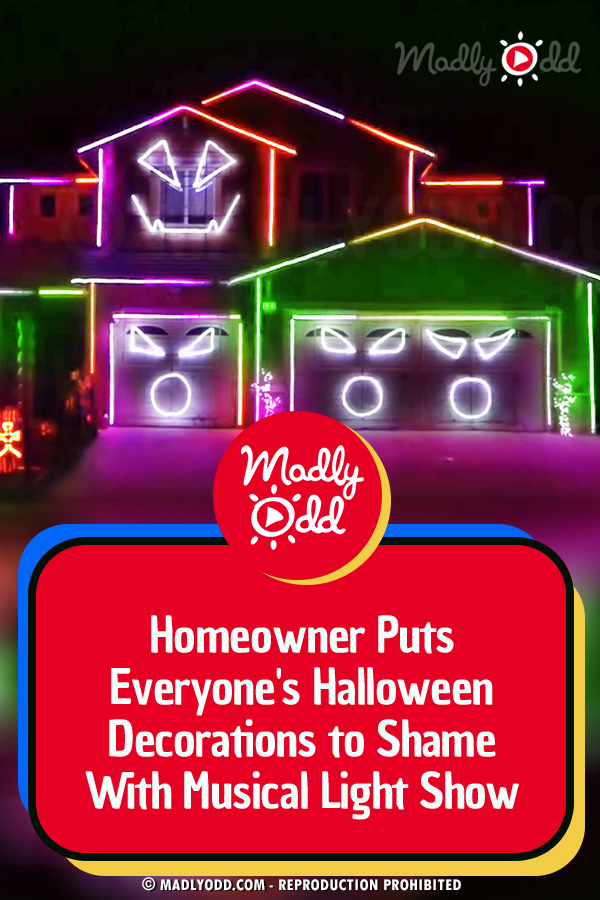 Homeowner Puts Everyone\'s Halloween Decorations to Shame With Musical Light Show