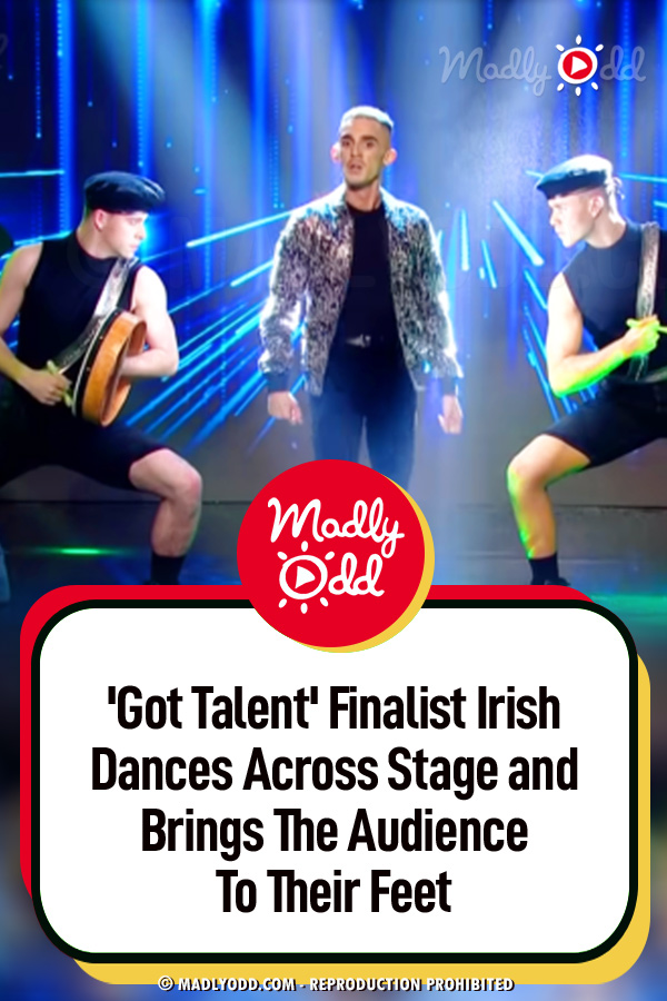 \'Got Talent\' Finalist Irish Dances Across Stage and Brings The Audience To Their Feet