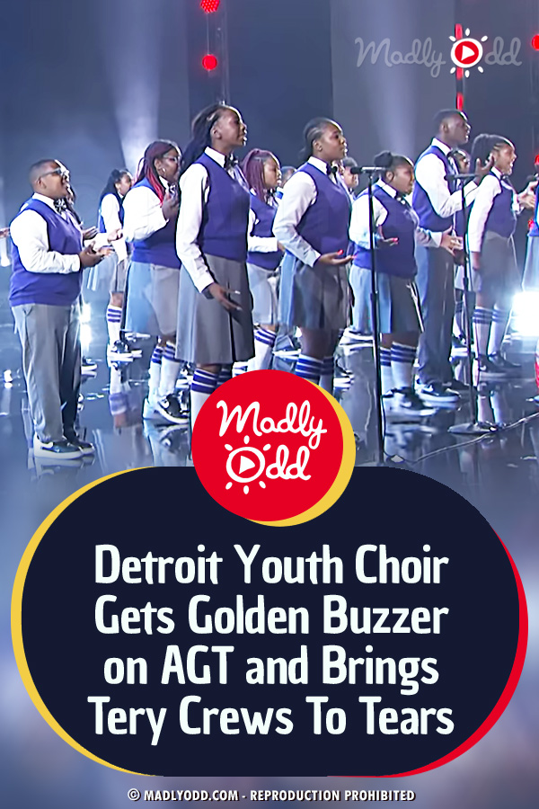 Detroit Youth Choir Gets Golden Buzzer on AGT and Brings Tery Crews To Tears
