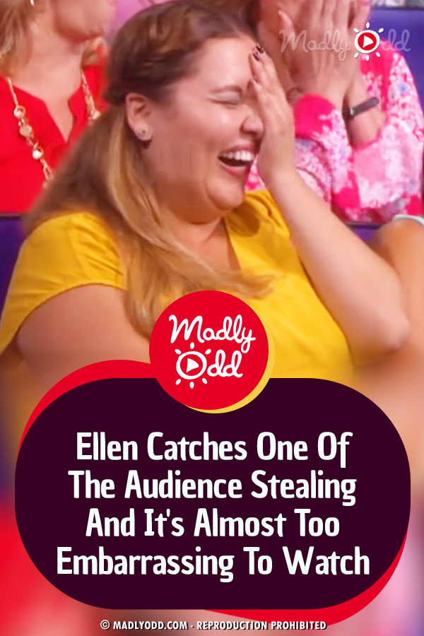 Ellen Catches One Of The Audience Stealing And It\'s Almost Too Embarrassing To Watch