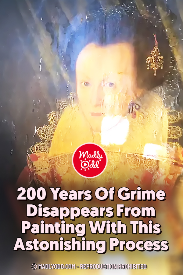 200 Years Of Grime Disappears From Painting With This Astonishing Process
