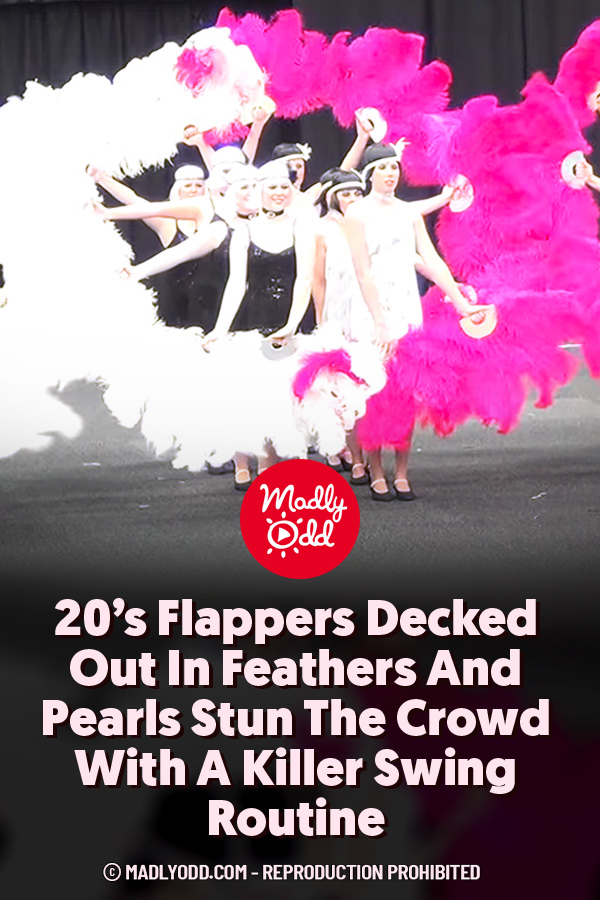 20’s Flappers Decked Out In Feathers And Pearls Stun The Crowd With A Killer Swing Routine