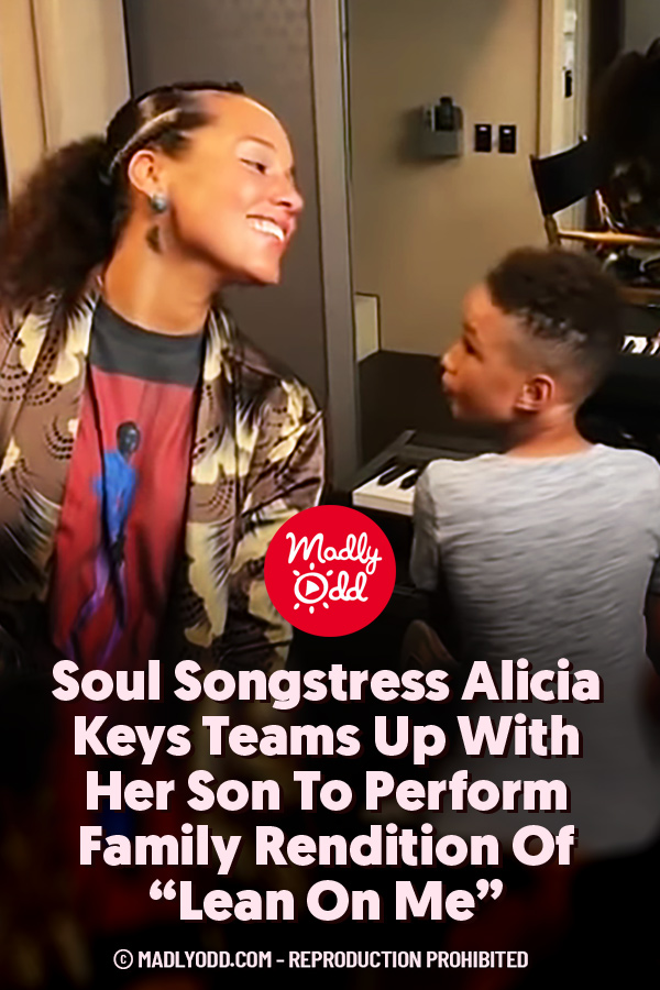 Soul Songstress Alicia Keys Teams Up With Her Son To Perform Family Rendition Of “Lean On Me”