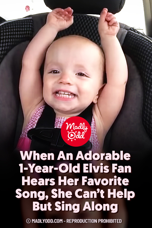 When An Adorable 1-Year-Old Elvis Fan Hears Her Favorite Song, She Can’t Help But Sing Along