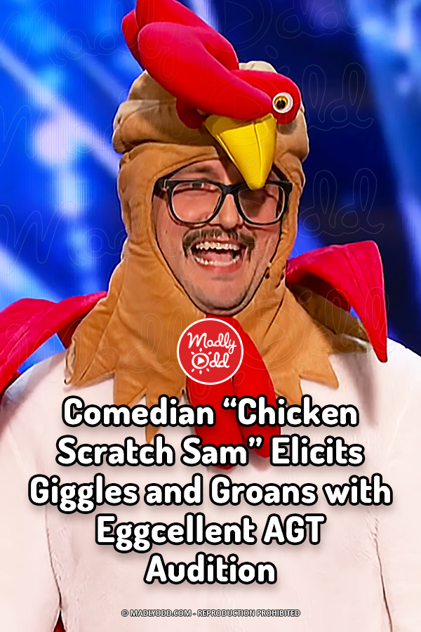 Comedian “Chicken Scratch Sam” Elicits Giggles and Groans with Eggcellent AGT Audition