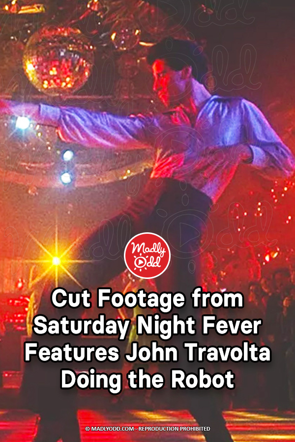 Cut Footage from Saturday Night Fever Features John Travolta Doing the Robot
