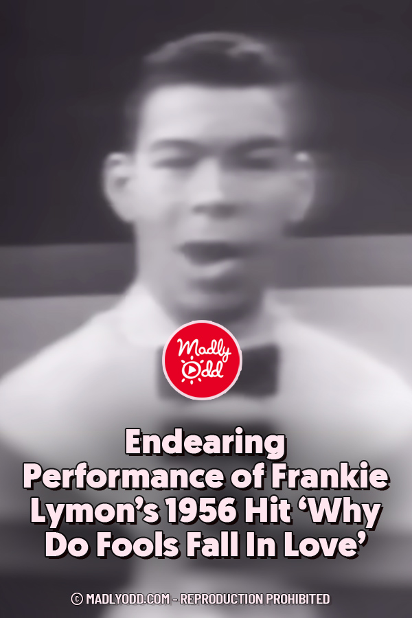 Endearing Performance of Frankie Lymon’s 1956 Hit ‘Why Do Fools Fall In Love’