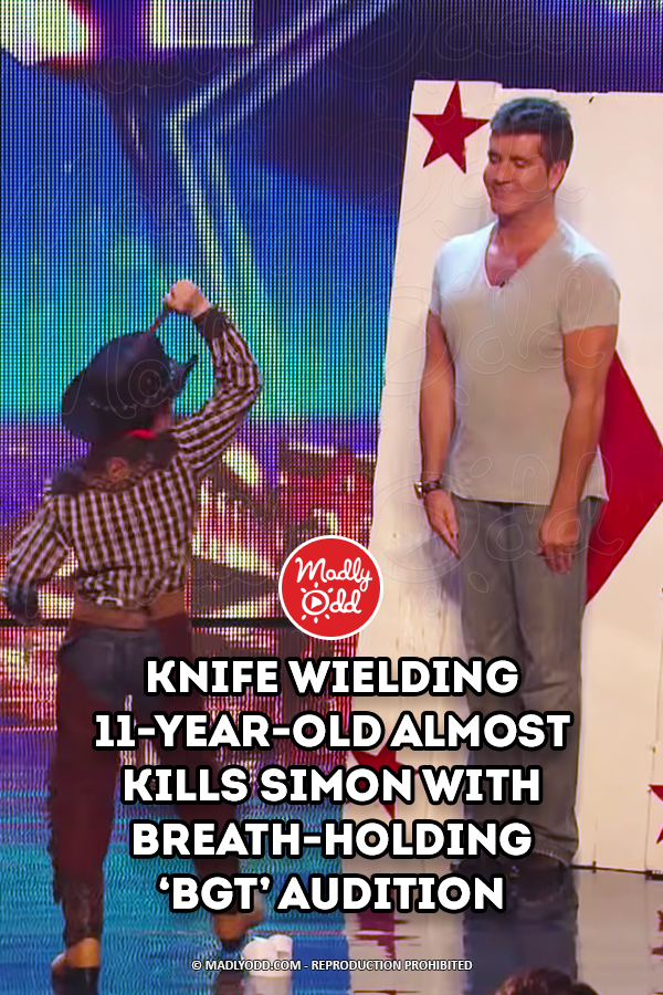 Knife Wielding 11-Year-Old Almost Kills Simon With Breath-Holding ‘BGT’ Audition