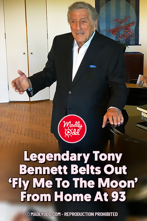 Legendary Tony Bennett Belts Out ‘Fly Me To The Moon’ From Home At 93