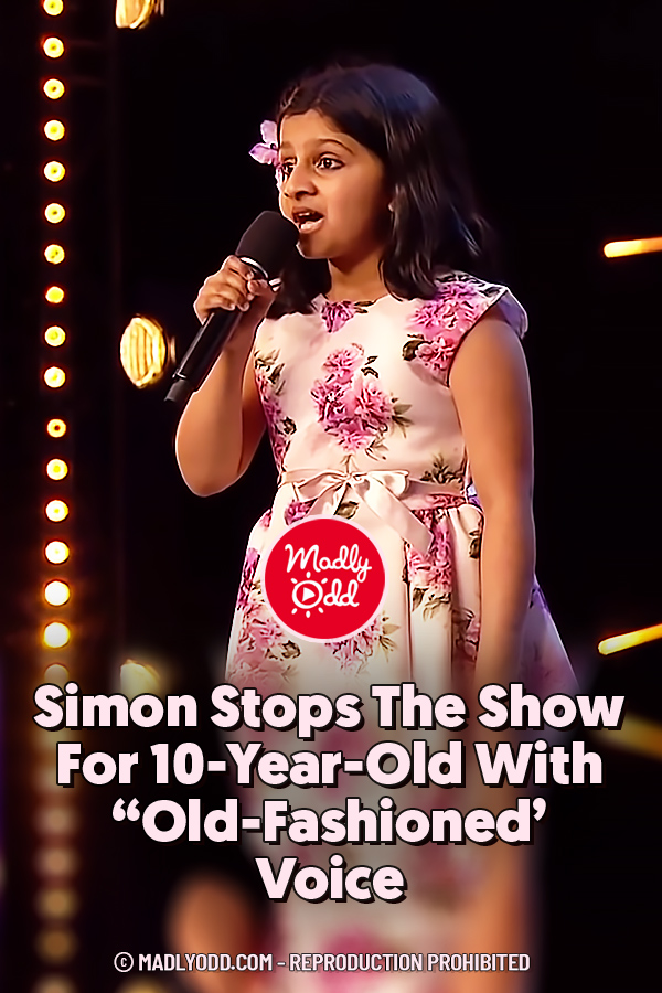 Simon Stops The Show For 10-Year-Old With “Old-Fashioned’ Voice