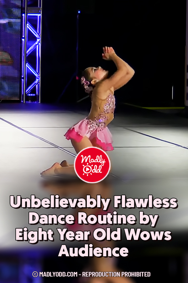 Unbelievably Flawless Dance Routine by Eight Year Old Wows Audience