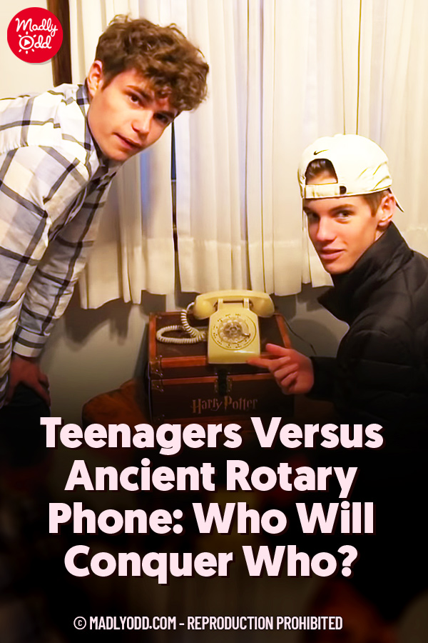Teenagers Versus Ancient Rotary Phone: Who Will Conquer Who?