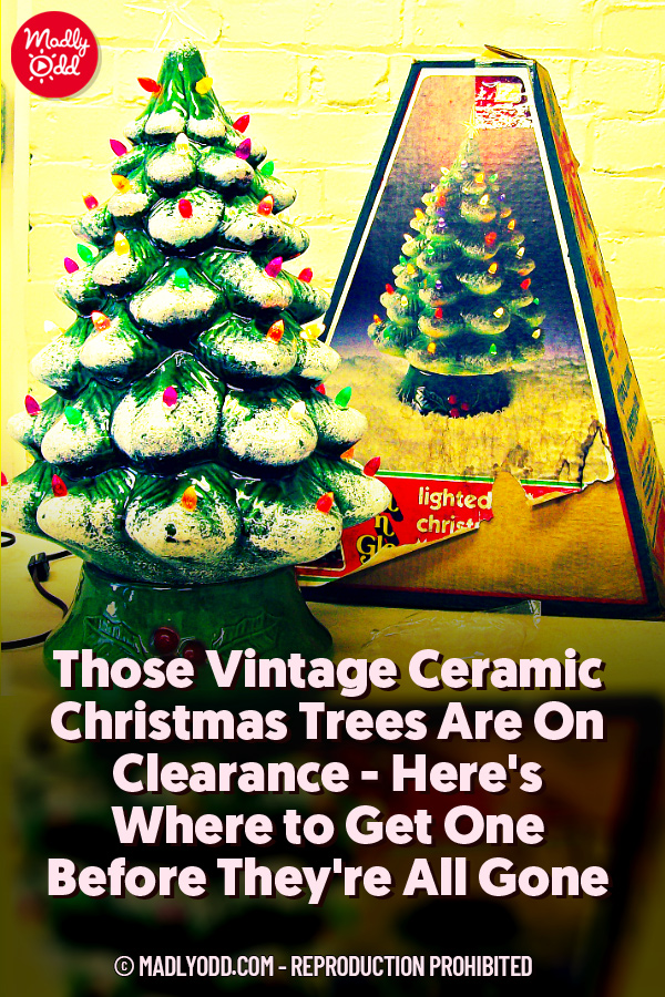 Those Vintage Ceramic Christmas Trees Are On Clearance - Here\'s Where to Get One Before They\'re All Gone