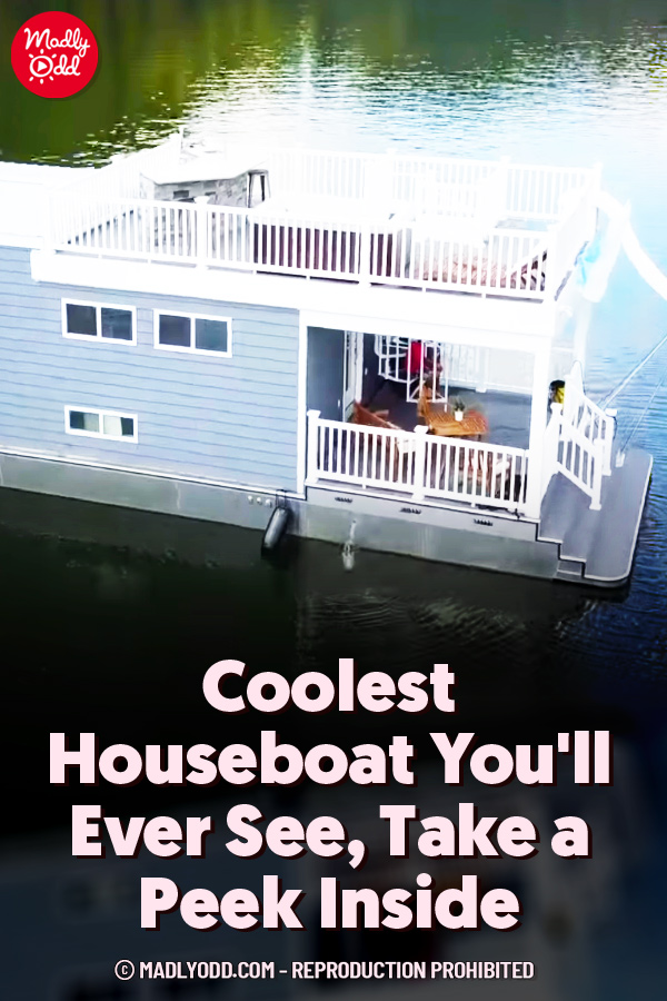 Coolest Houseboat You\'ll Ever See, Take a Peek Inside