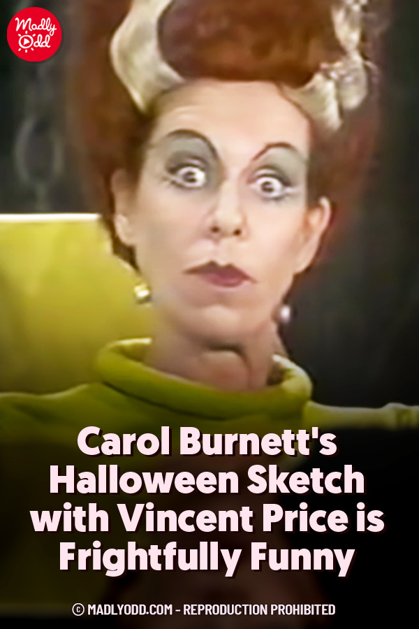 Carol Burnett\'s Halloween Sketch with Vincent Price is Frightfully Funny