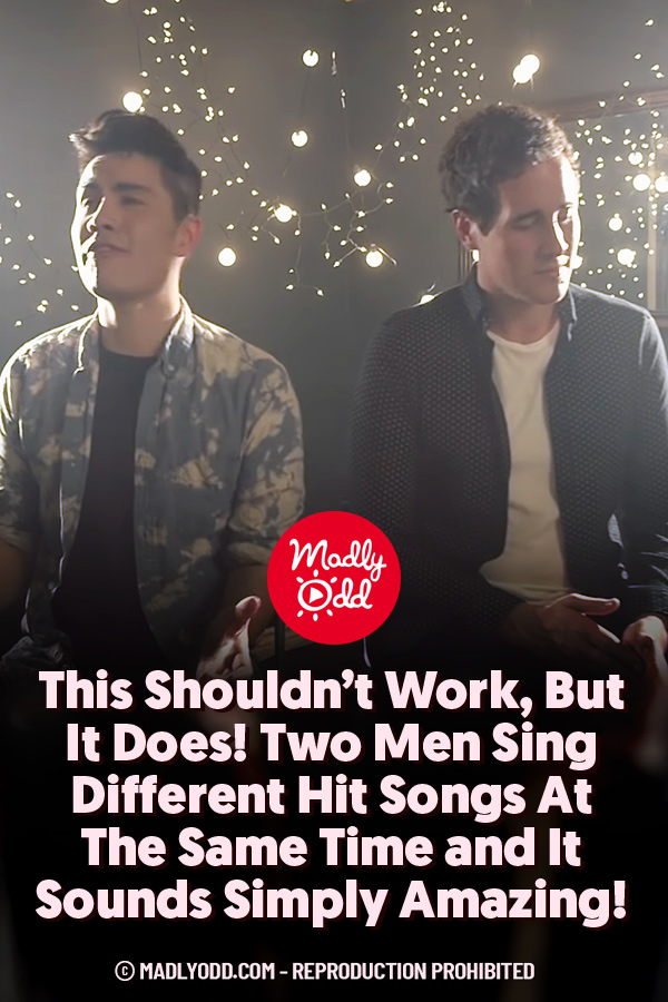 This Shouldn T Work But It Does Two Men Sing Different Hit Songs At