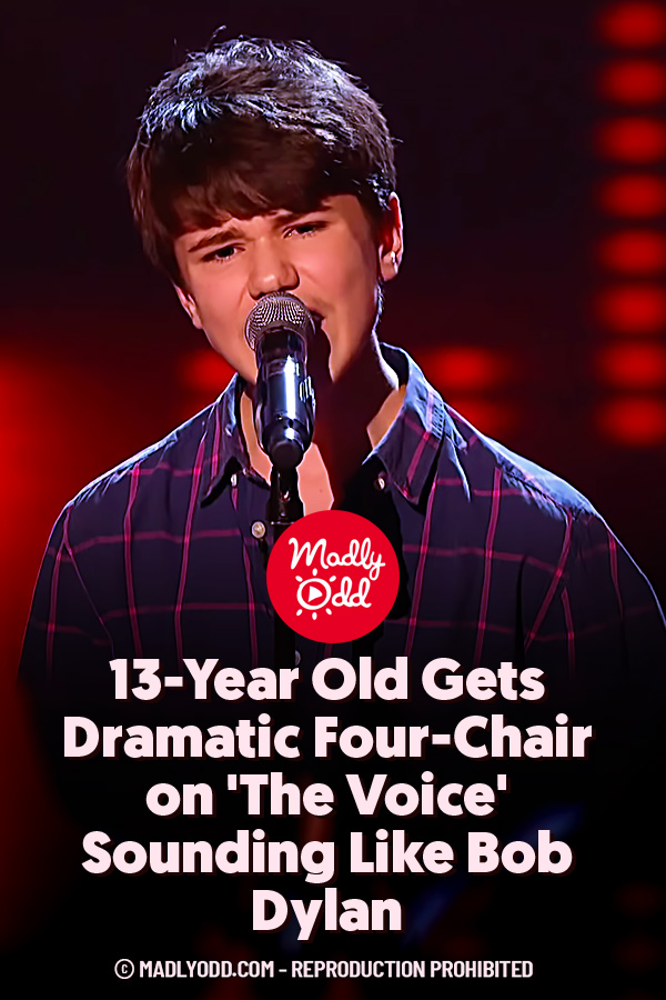 13-Year Old Gets Dramatic Four-Chair on \'The Voice\' Sounding Like Bob Dylan