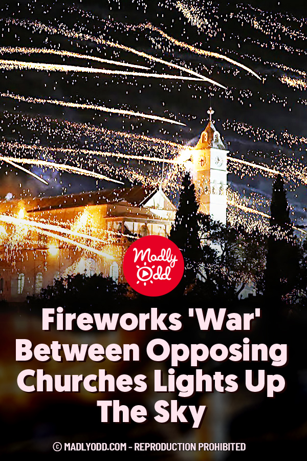 Fireworks \'War\' Between Opposing Churches Lights Up The Sky