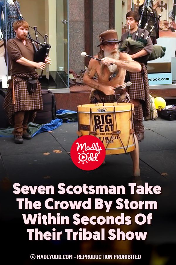 Seven Scotsman Take The Crowd By Storm Within Seconds Of Their Tribal Show