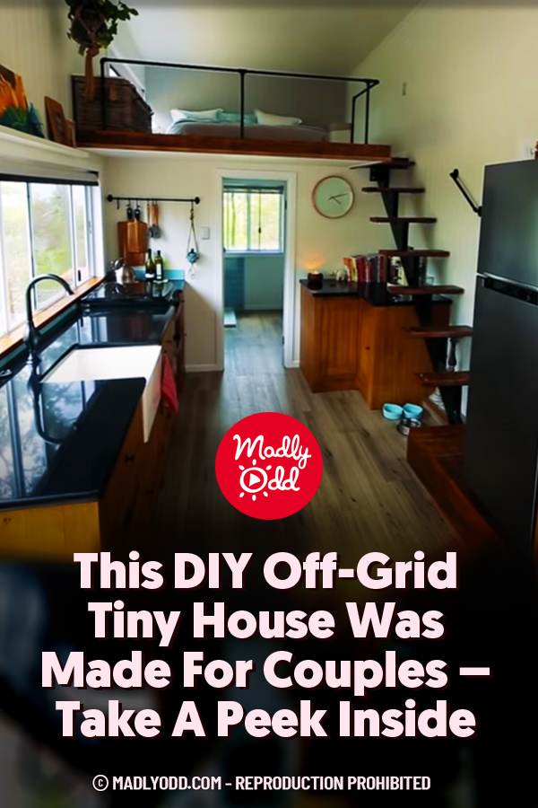 This DIY Off-Grid Tiny House Was Made For Couples – Take A Peek Inside