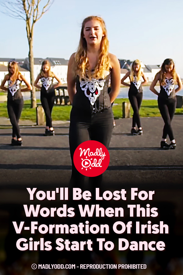 You\'ll Be Lost For Words When This V-Formation Of Irish Girls Start To Dance