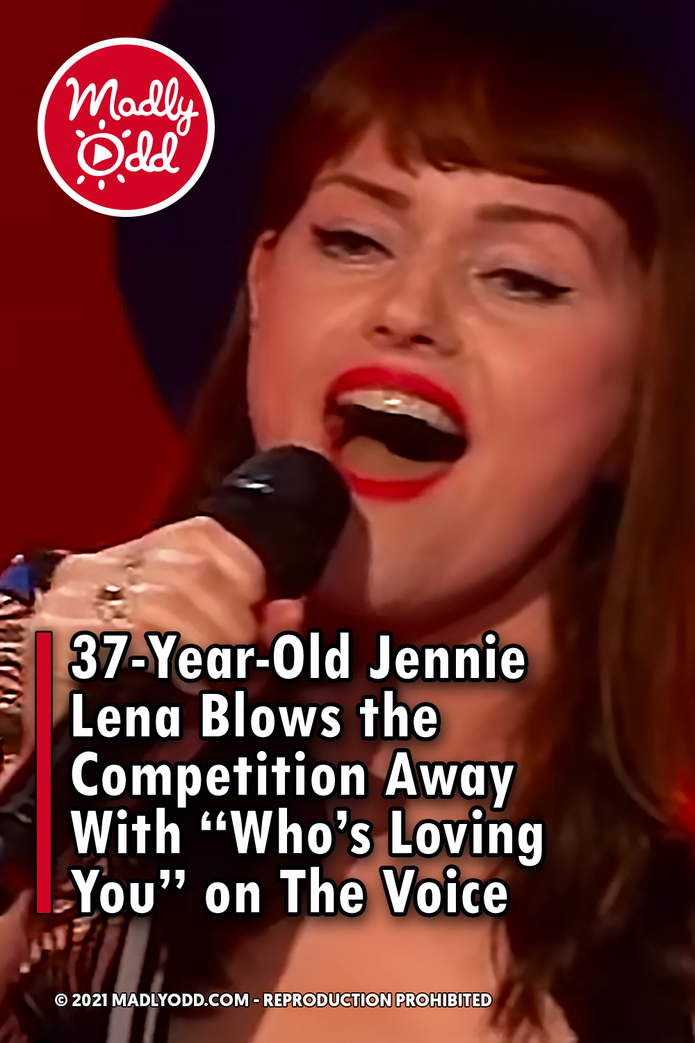 37-Year-Old Jennie Lena Blows the Competition Away With “Who’s Loving You” on The Voice