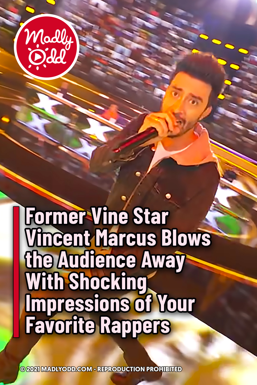 Former Vine Star Vincent Marcus Blows the Audience Away With Shocking Impressions of Your Favorite Rappers