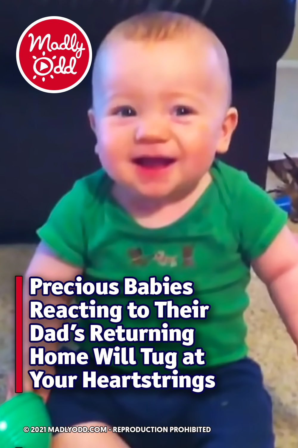 Precious Babies Reacting to Their Dad’s Returning Home Will Tug at Your Heartstrings