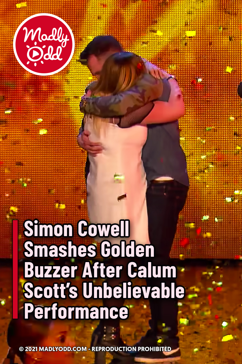 Simon Cowell Smashes Golden Buzzer After Calum Scott’s Unbelievable Performance