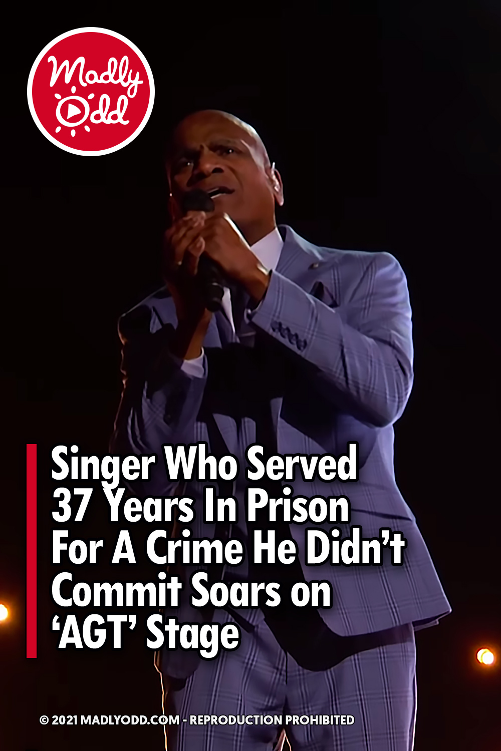 Singer Who Served 37 Years In Prison For A Crime He Didn’t Commit Soars on ‘AGT’ Stage
